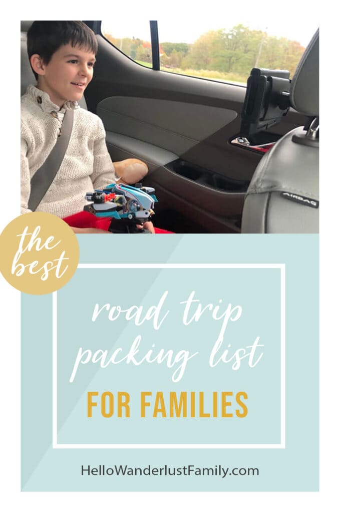 The 2024 Ultimate Road Trip Packing List For Families (101+ Things You Need  + Free Printable Checklist) - Bon Voyage With Kids