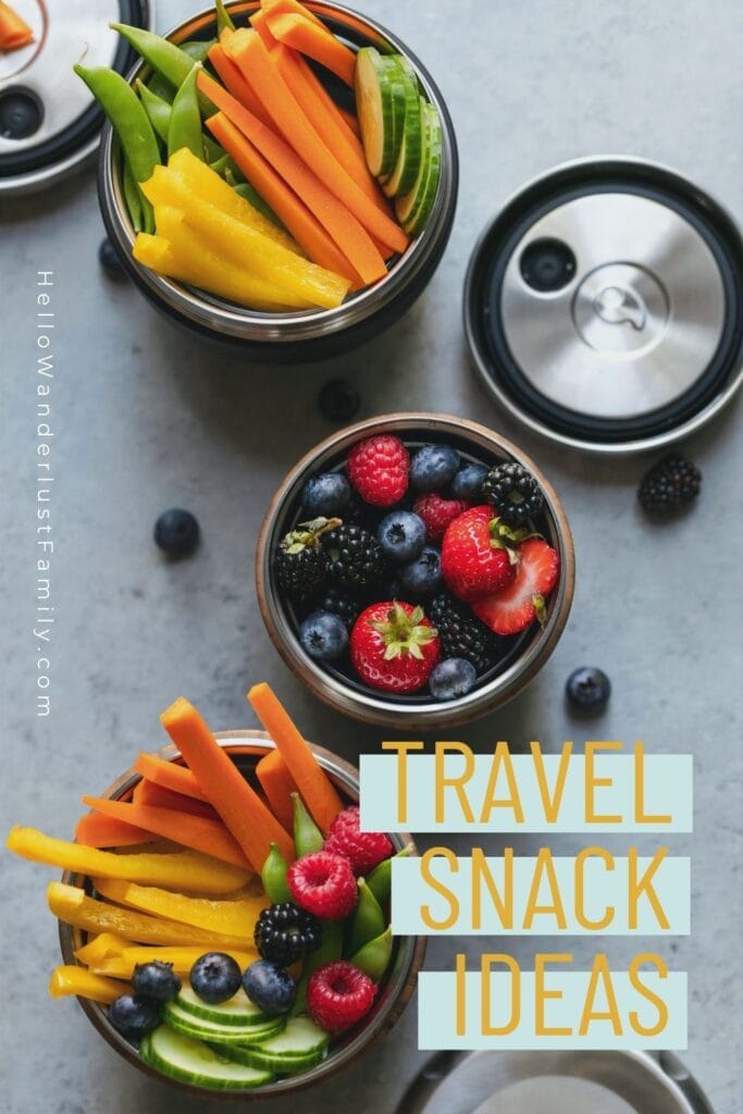 The Best Road Trip Snacks For Families (Healthy,Easy, & Mess-Free) travel snack ideas